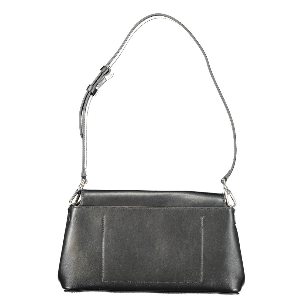 Calvin Klein Black Polyurethane Shoulder Bag