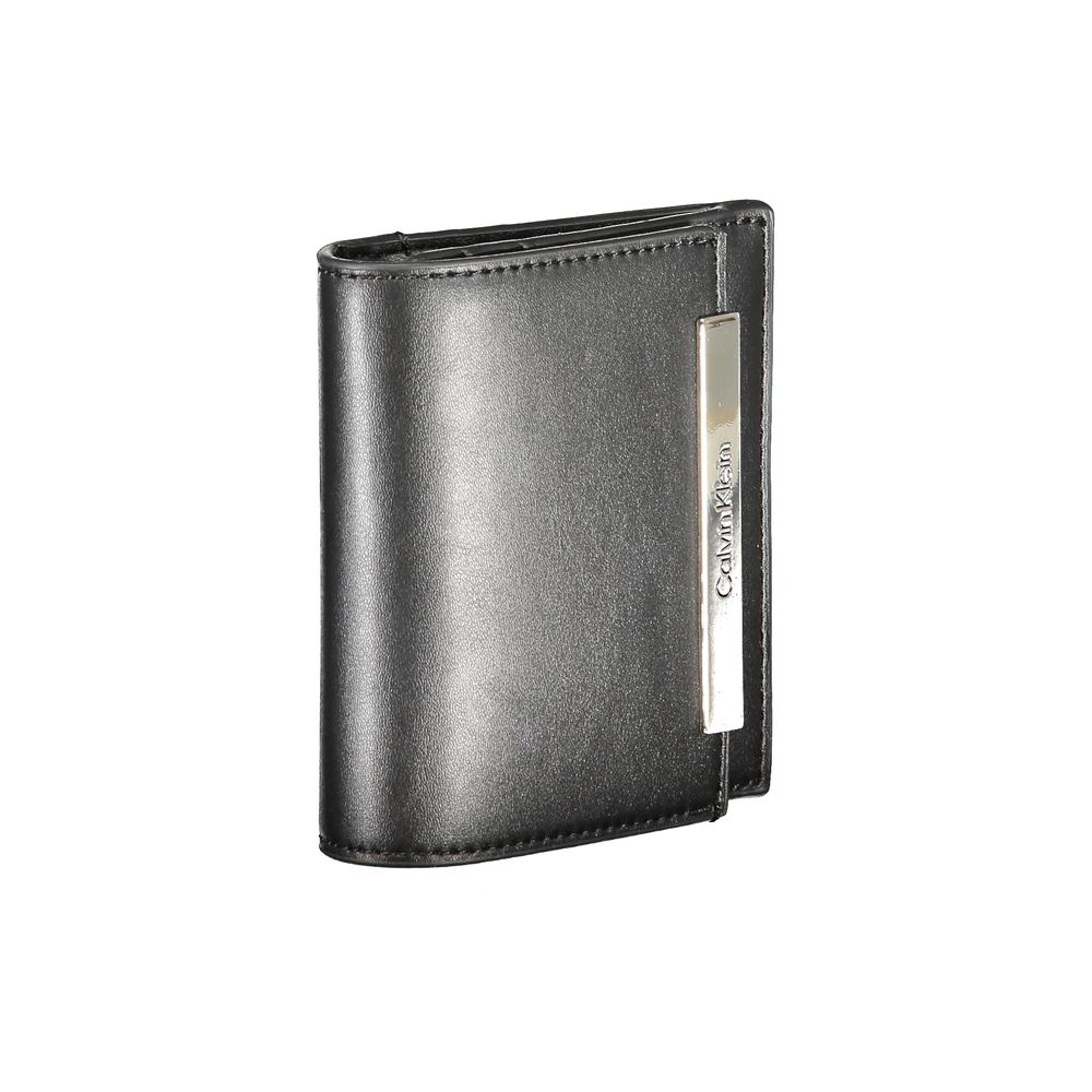Calvin Klein Black Polyurethane Wallet