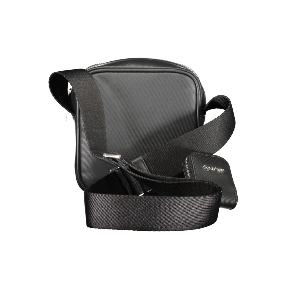 Calvin Klein Black Polyurethane Shoulder Bag