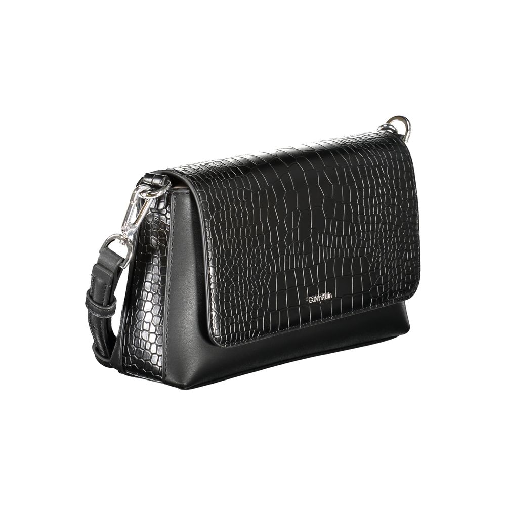 Calvin Klein Black Polyurethane Handbag