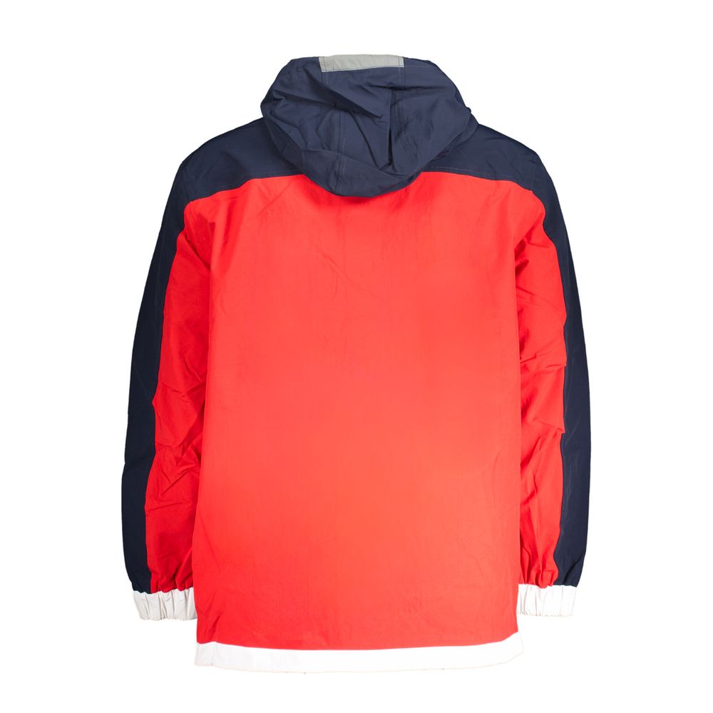 Tommy Hilfiger Blue Recycled Nylon Hooded Shell Jacket
