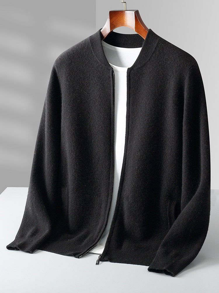 Round Neck Top Men's Cardigan Coat Signvm Project