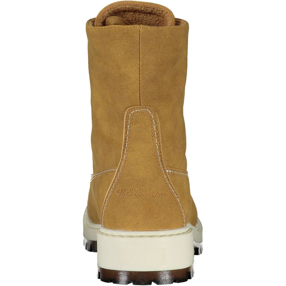 U.S. POLO ASSN. Brown Polyurethane Boots