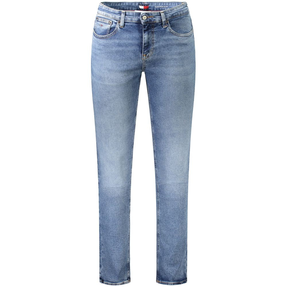 Tommy Hilfiger Slim-Fit Blue Cotton Elastane Jeans