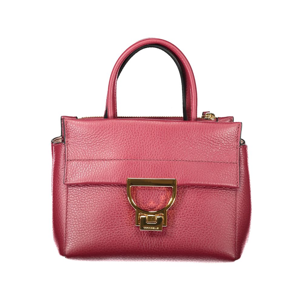Coccinelle Arlettis Purple Leather Handbag