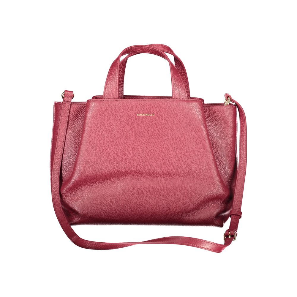 Coccinelle Violet Leather Malory Handbag