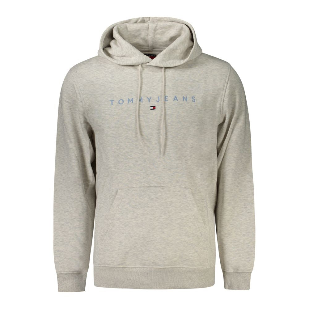 Tommy Hilfiger Grey Cotton-Blend Hoodie