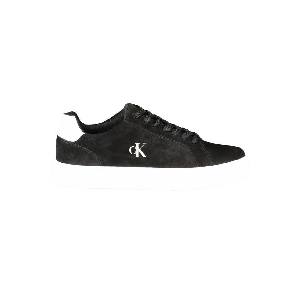 Calvin Klein Black Leather Sneakers