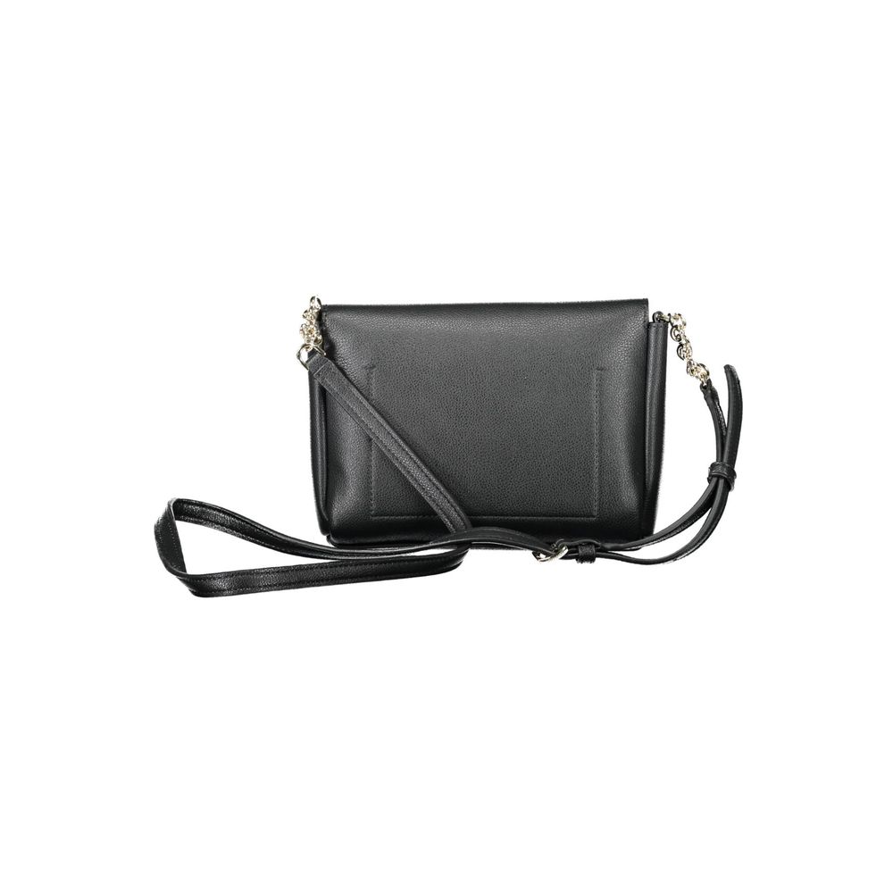 Calvin Klein Black Polyurethane Shoulder Bag