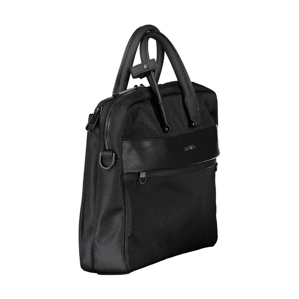 Calvin Klein Black Polyester Briefcase