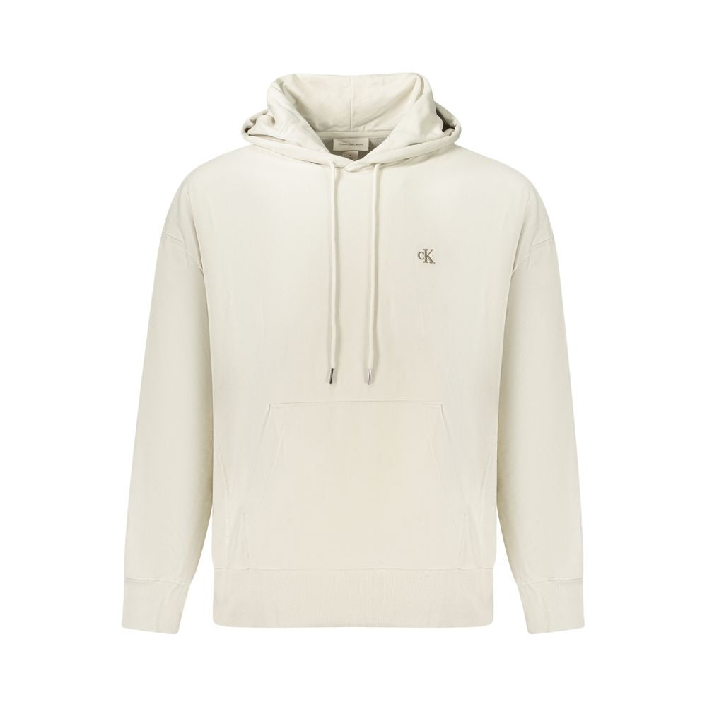 Calvin Klein Beige Cotton Hoodie
