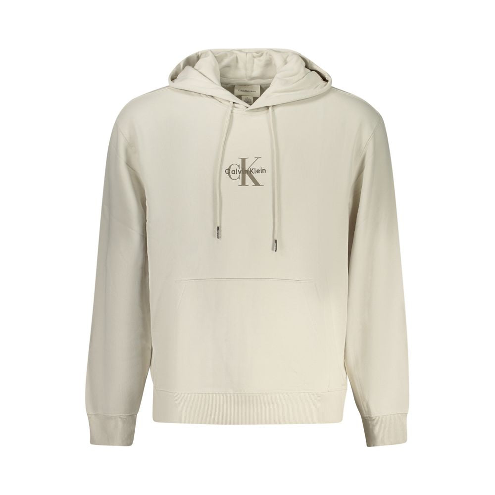 Calvin Klein Beige Cotton Hoodie
