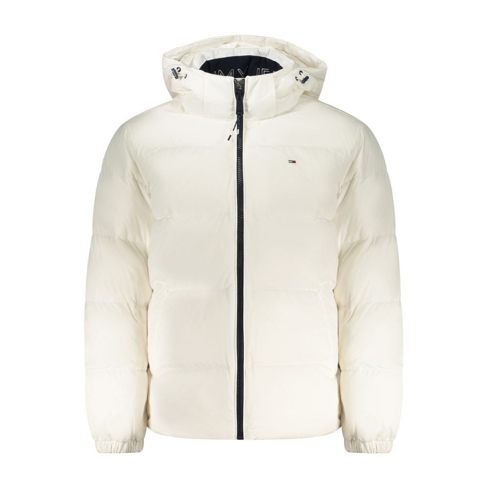 Tommy Hilfiger White Recycled Polyester Jacket