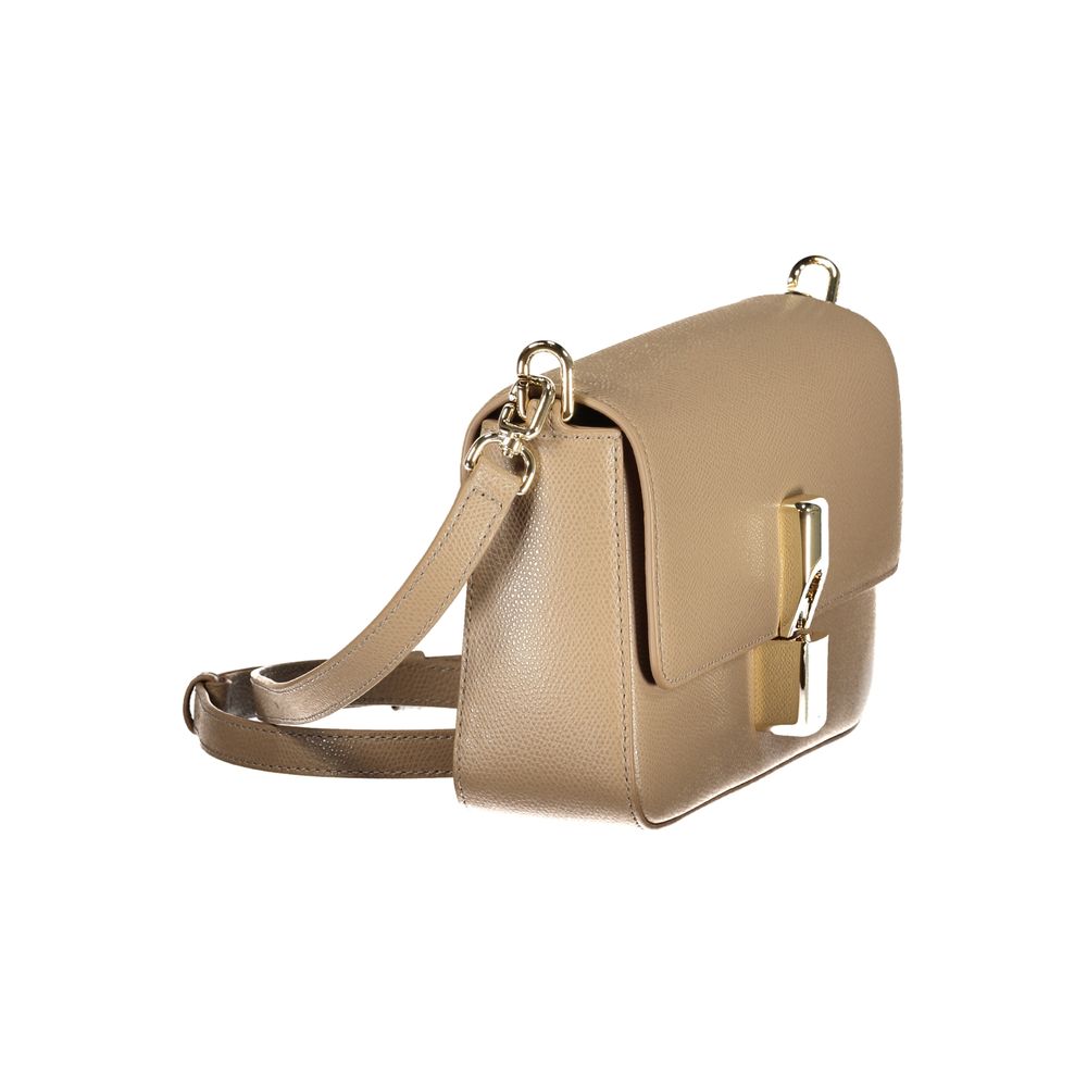 Furla Beige Leather Shoulder Bag