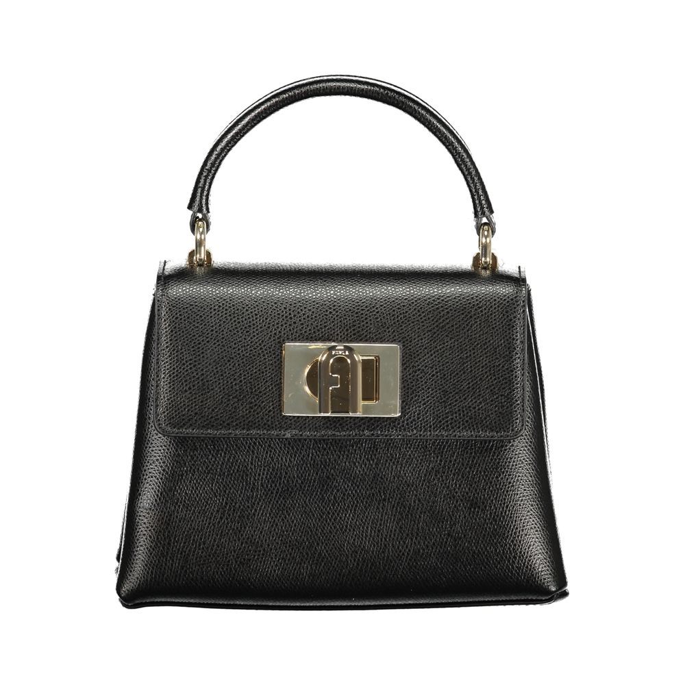 Furla Black Leather 1927 Handbag