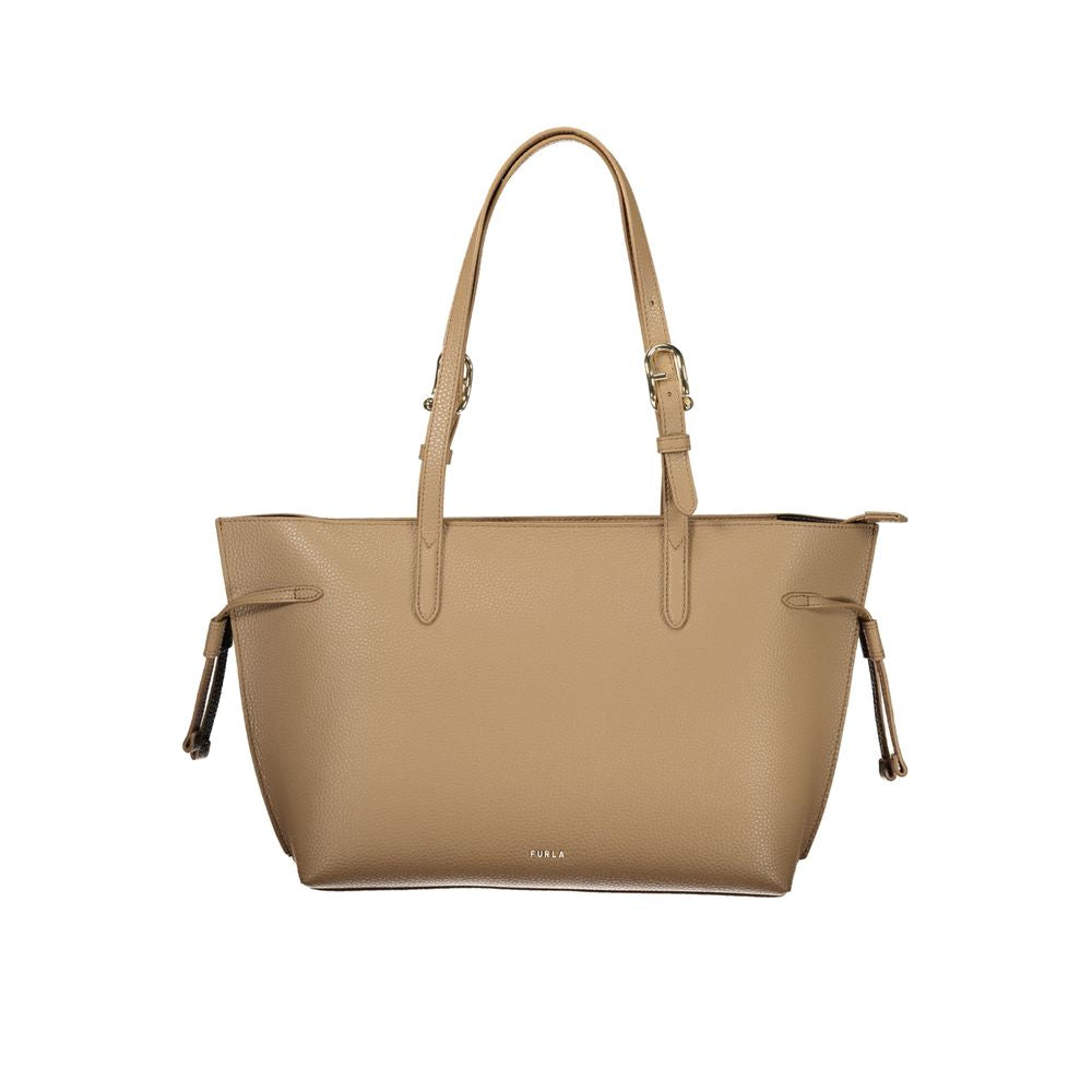 Furla Ava Brown Leather Handbag