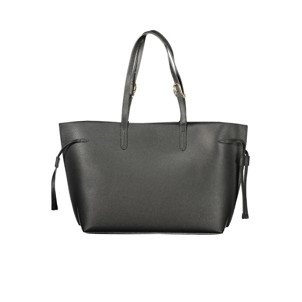 Furla Black Leather Ava L Tote