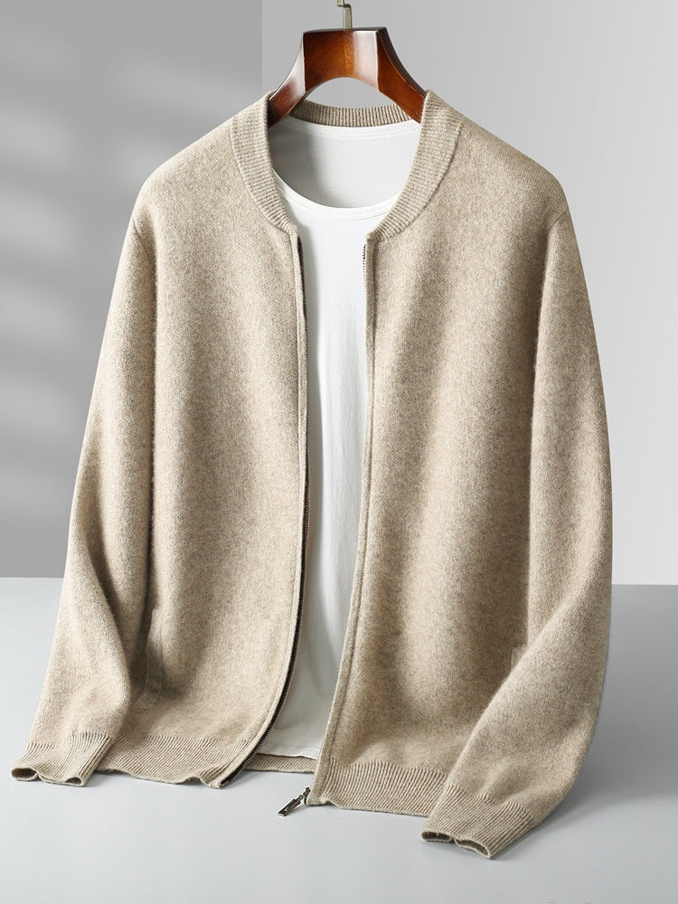 Round Neck Top Men's Cardigan Coat Signvm Project