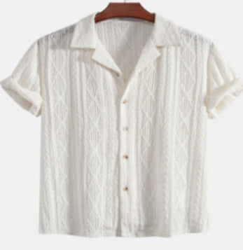 Men's Casual Loose Multi-color Beachwear Cotton And Linen Signvm Project