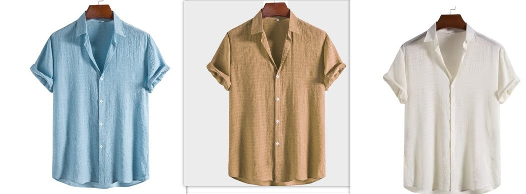 Simple Dark Checkered Short Sleeved Shirt For Men Signvm Project