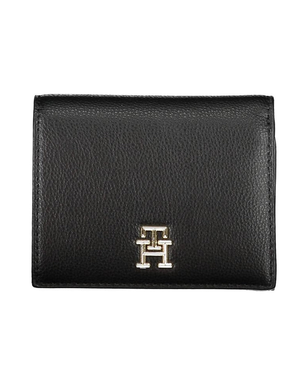 Tommy Hilfiger Black Polyurethane Women Wallet