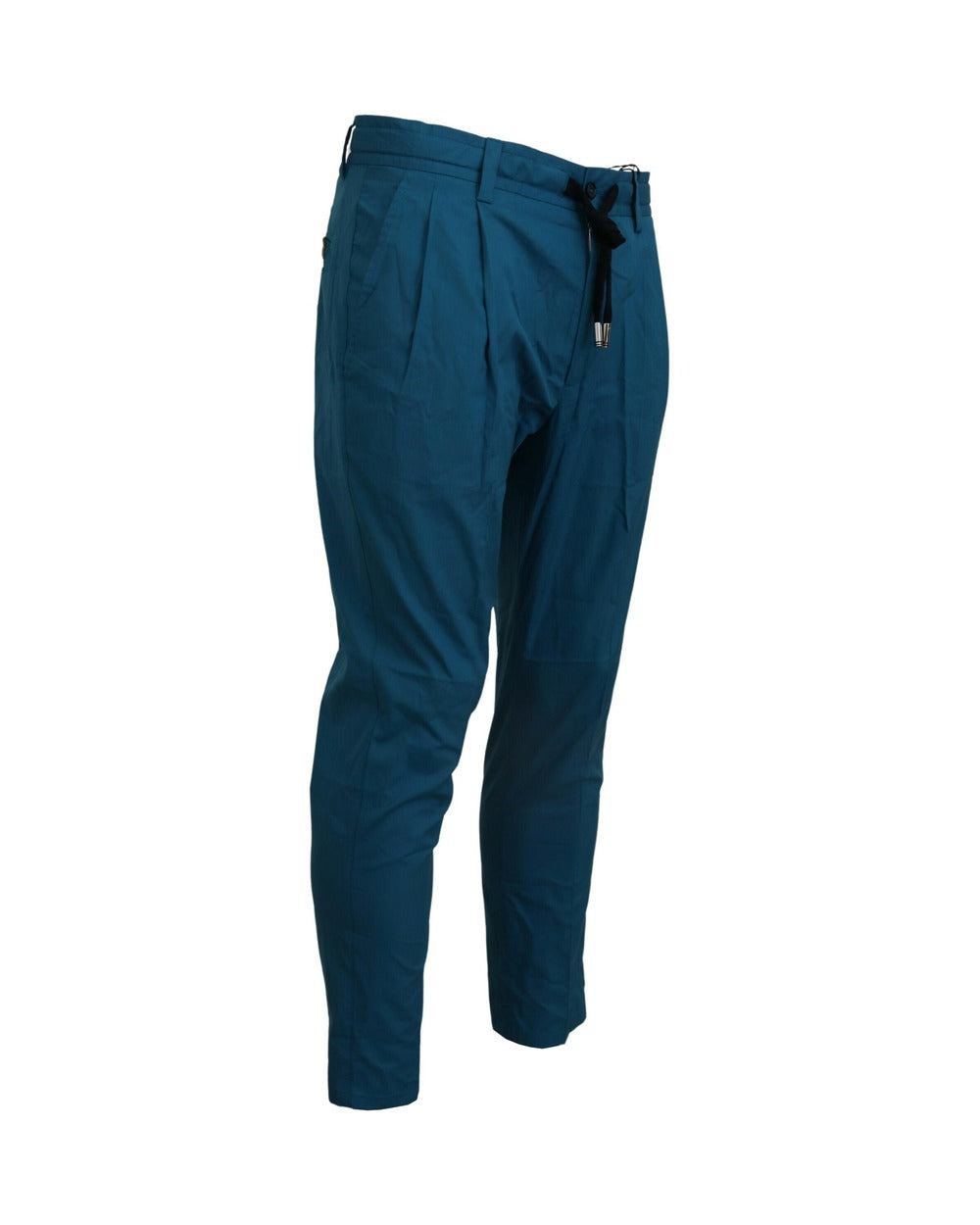 Dolce & Gabbana Blue Cotton Chinos Trousers Pants