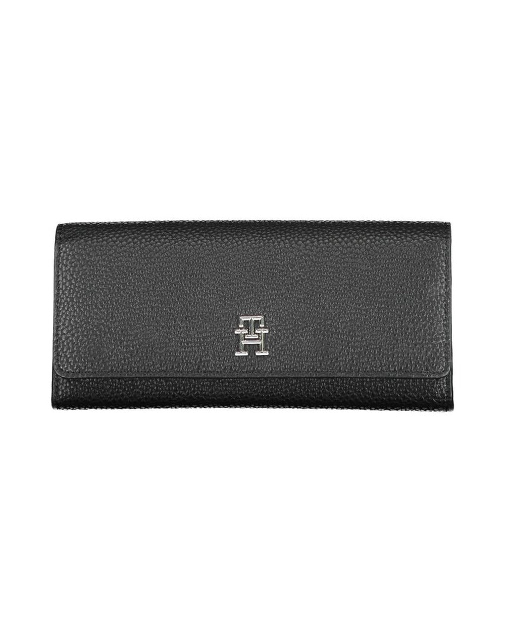Tommy Hilfiger Black Polyurethane Women Wallet