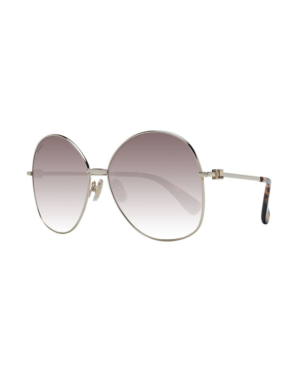 Max Mara Gold Metal Sunglasses