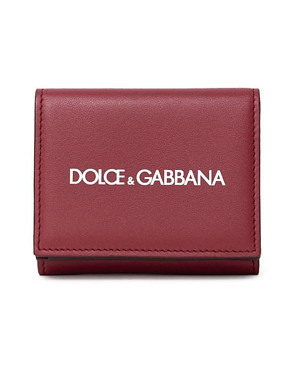Dolce & Gabbana Red Calfskin Wallet