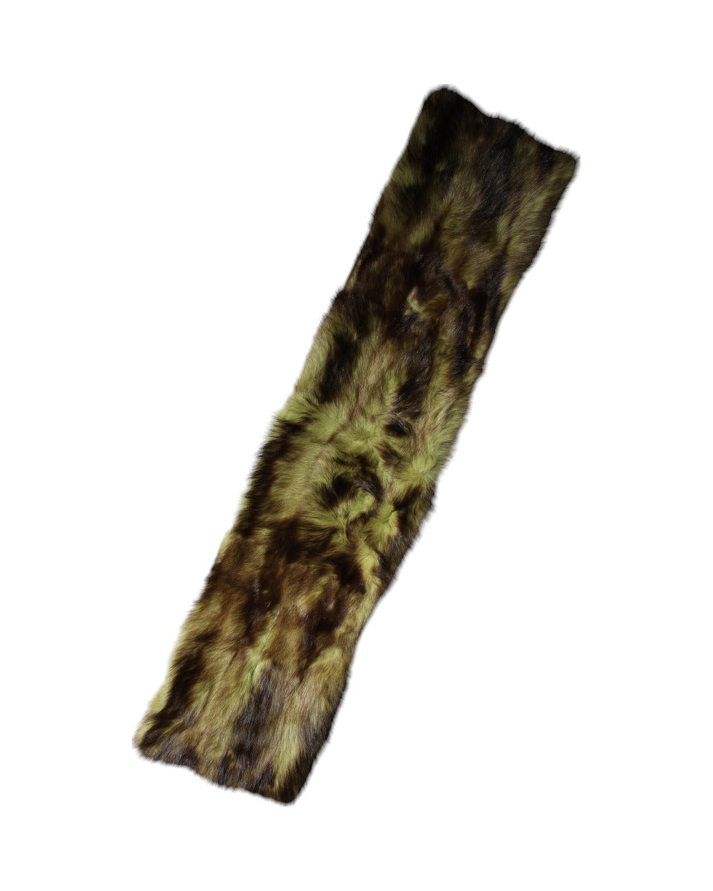 Dolce & Gabbana Multicolor Fur Shawl Neck Wrap Cover Collar Scarf