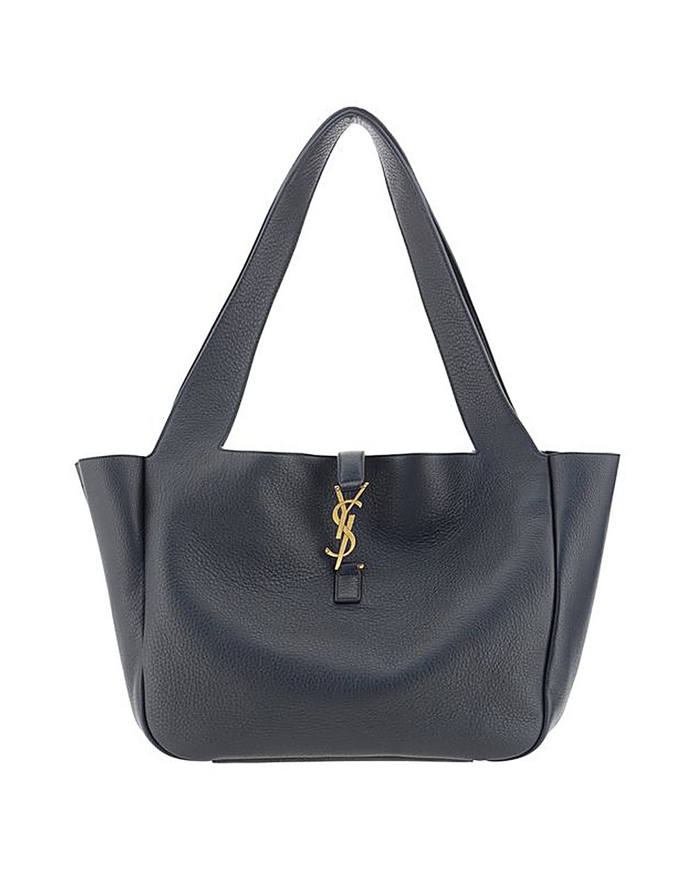 Saint Laurent Black Calf Leather Bos Taurus Shoulder Bag