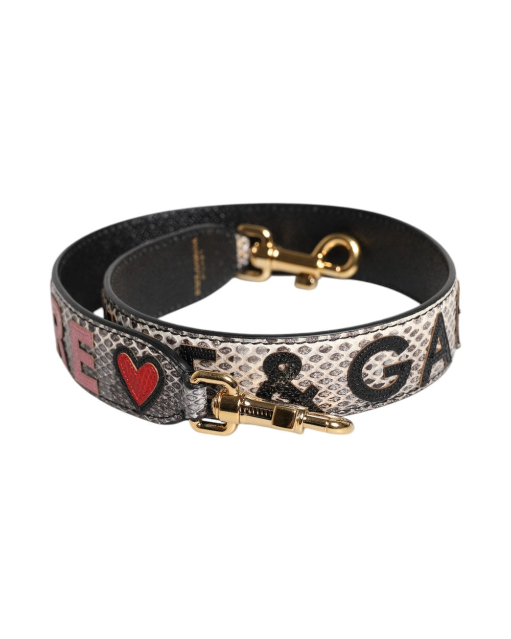 Dolce & Gabbana Multicolor DG AMORE Patch Bag Shoulder Strap