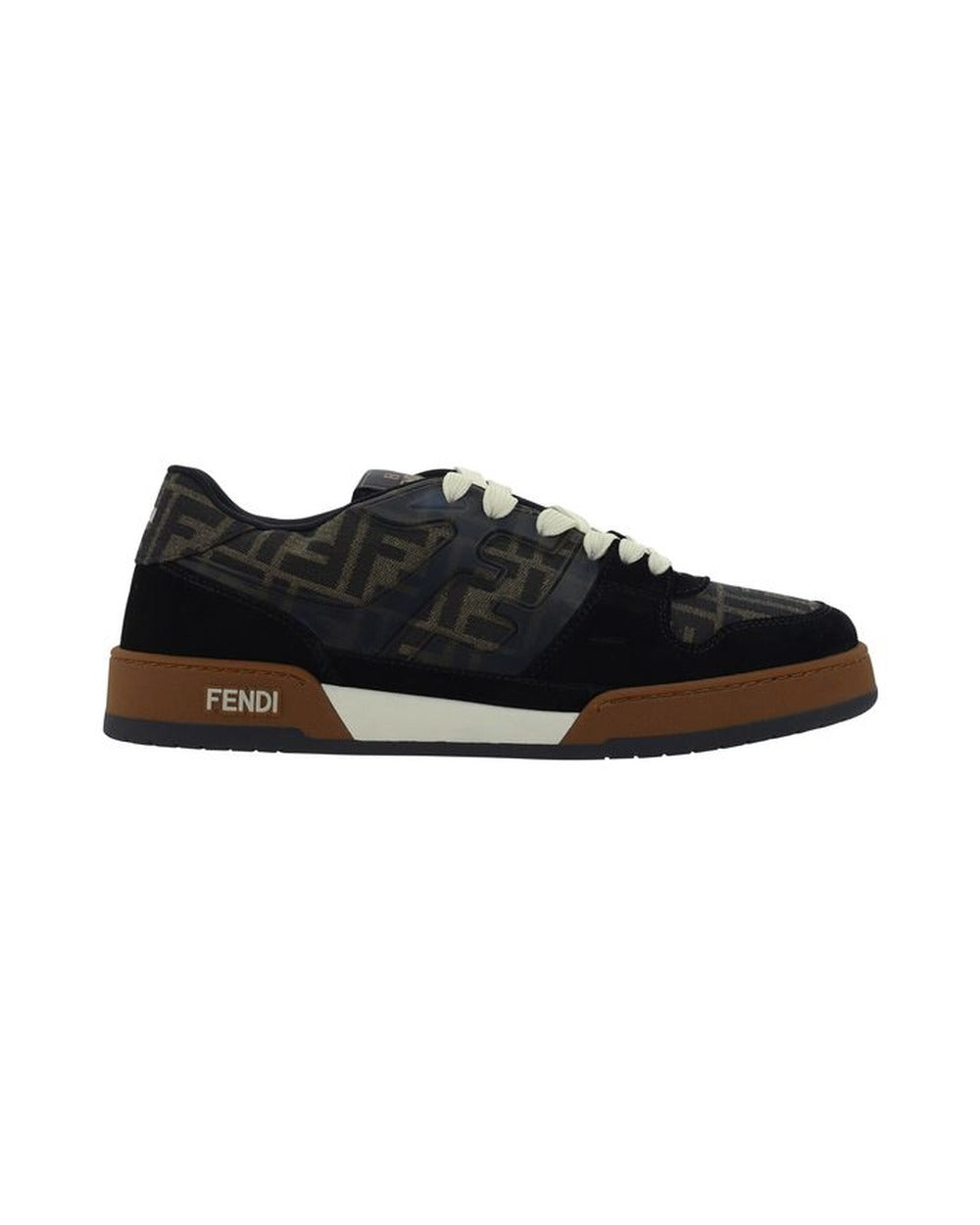 Fendi Multicolor Calf Leather Bos Taurus Low Top Sneakers