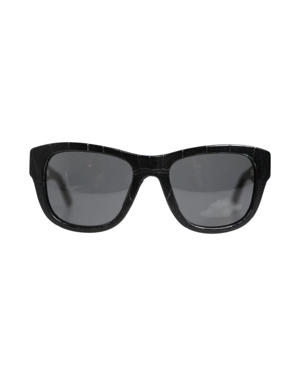 Dolce & Gabbana Black Leather Frame DG4177 Tinted Lens Sunglasses