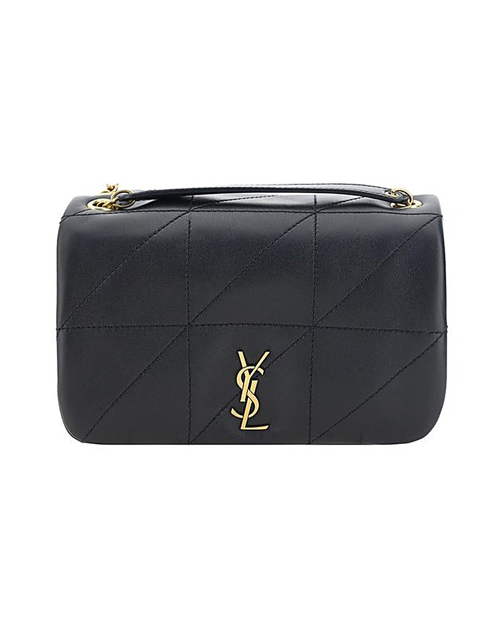 Saint Laurent Black Lamb Ovis Aries Aries Shoulder Bag