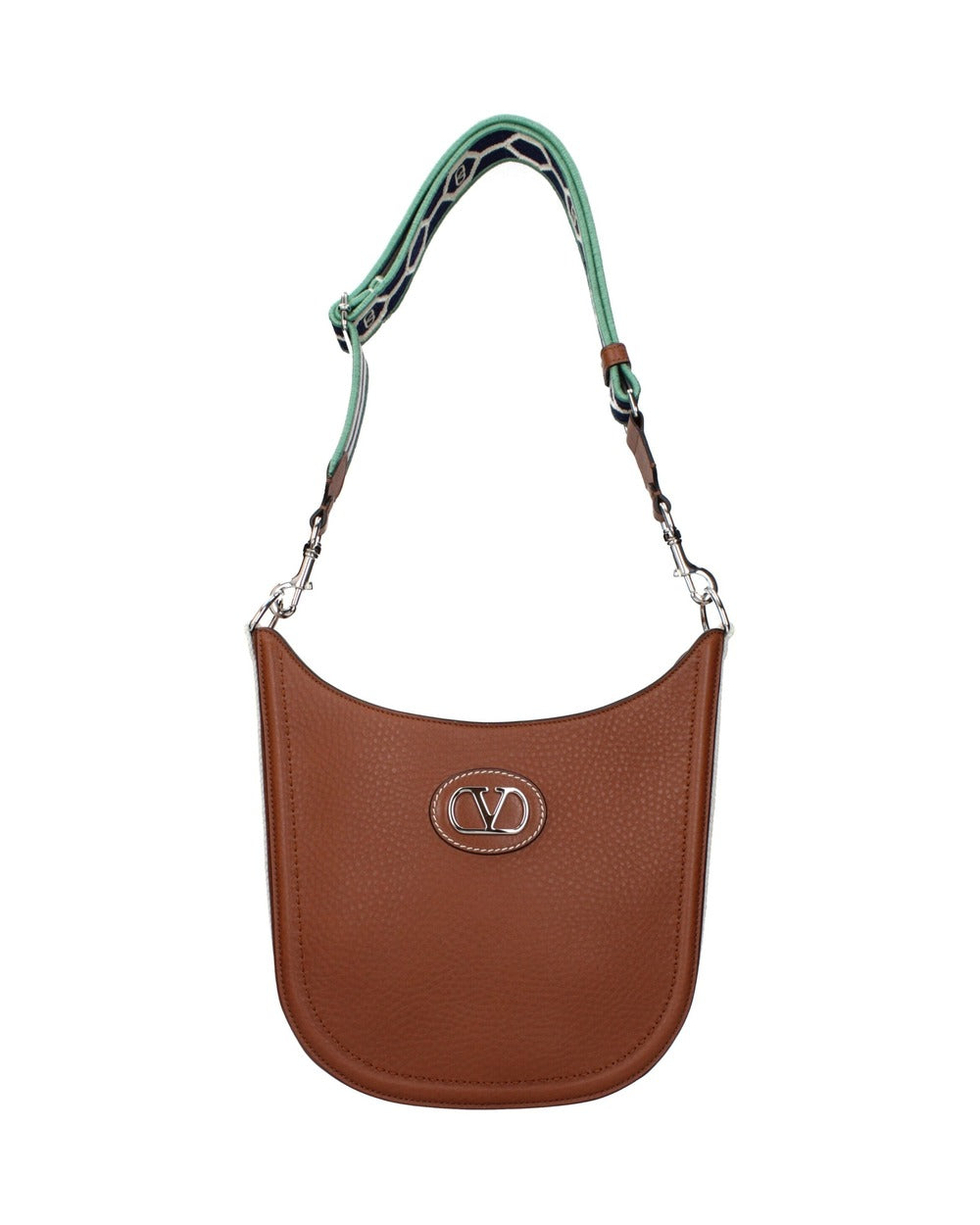 Valentino Garavani Brown Leather Crossbody Bag