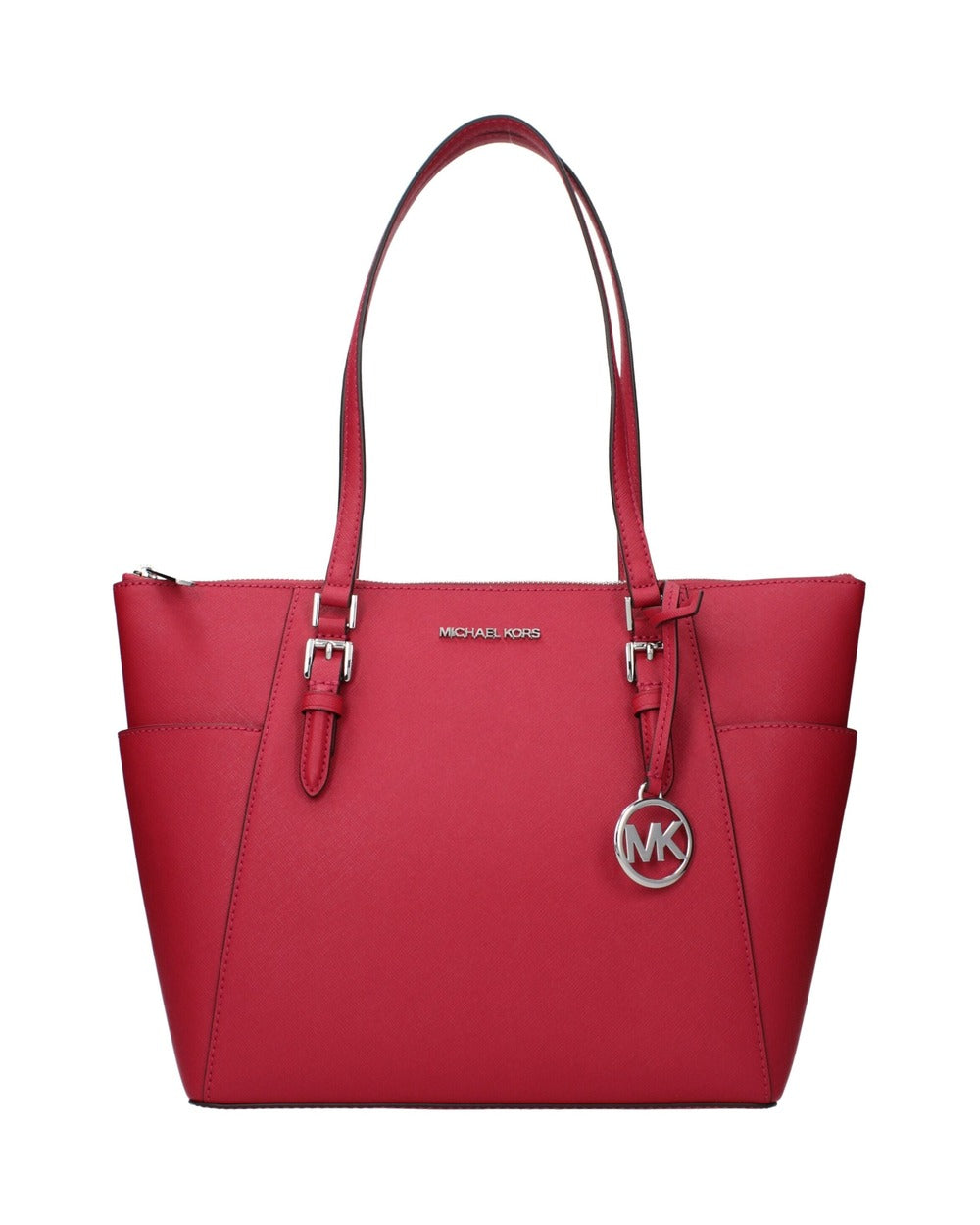 Michael Kors Red Leather Shoulder Bag
