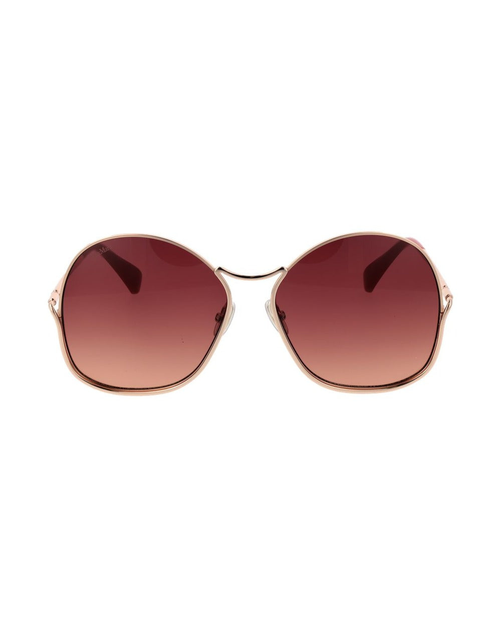 Max Mara Rose Gold Metal Sunglasses
