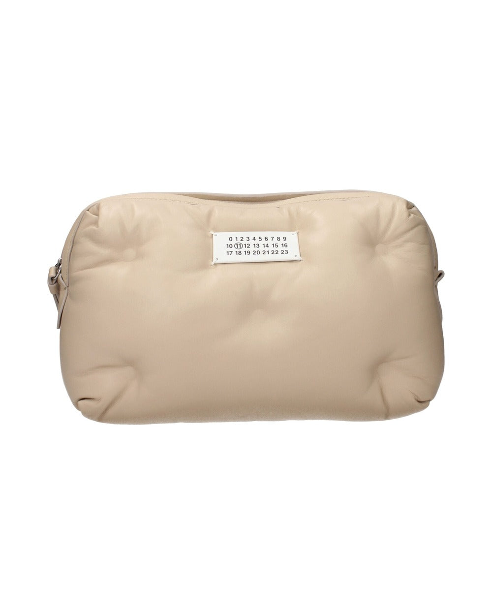 Maison Margiela Beige Leather Clutch Bag