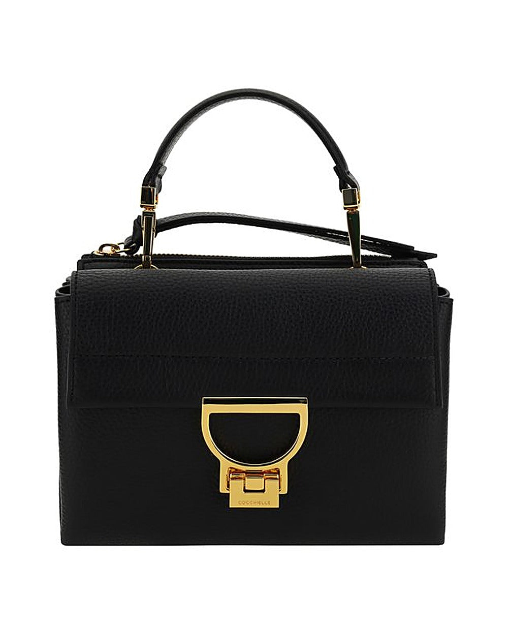 Coccinelle Black Calf Leather Bos Taurus Handbag