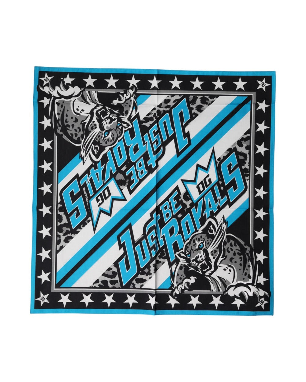 Dolce & Gabbana Multicolor DG Royals Square Foulard 51.5cm x 51cm Scarf