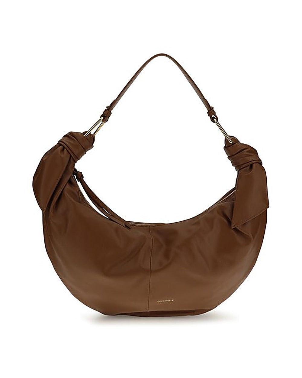 Coccinelle Brown Calf Leather Bos Taurus Shoulder Bag