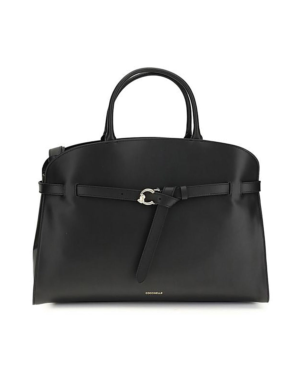Coccinelle Black Calf Leather Bos Taurus Handbag