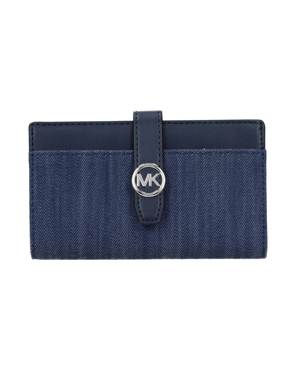 Michael Kors Blue Fabric Wallet