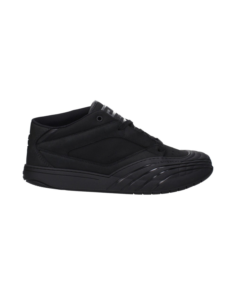Givenchy Black Fabric Low Top Sneakers