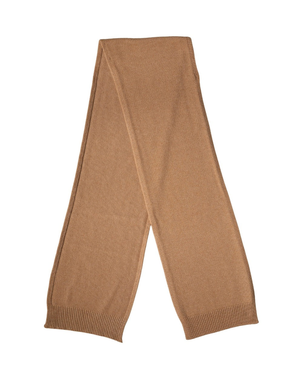 Dolce & Gabbana Brown Cashmere Knitted Foulard 207cm x 29cm Men Scarf