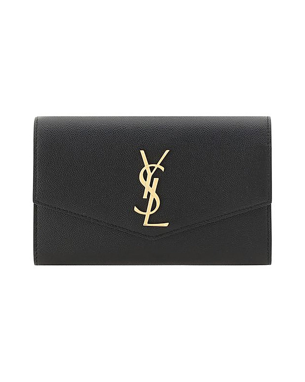 Saint Laurent Black Calf Leather Bos Taurus Wallet