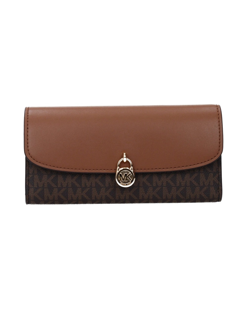 Michael Kors Brown Fabric Wallet