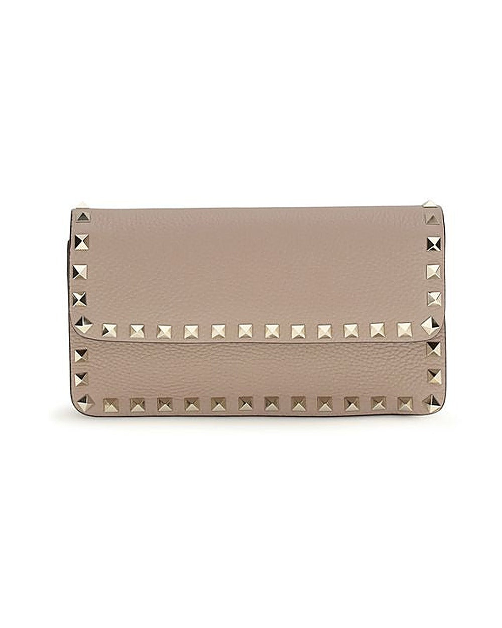 Valentino Garavani Beige Calf Leather Bos Taurus Wallet