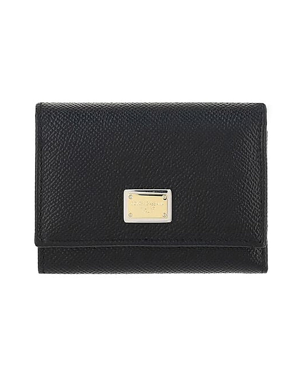 Dolce & Gabbana Black Calf Leather Bos Taurus Wallet